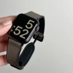 Brown Leather Strap for Apple Watch – Classic Band for Series 5–10 (40–49mm) - Image 3